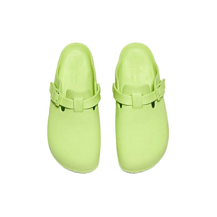 Skechers Comfortable Classic Open-Toe Slippers Women slippers Green 111090-LIME