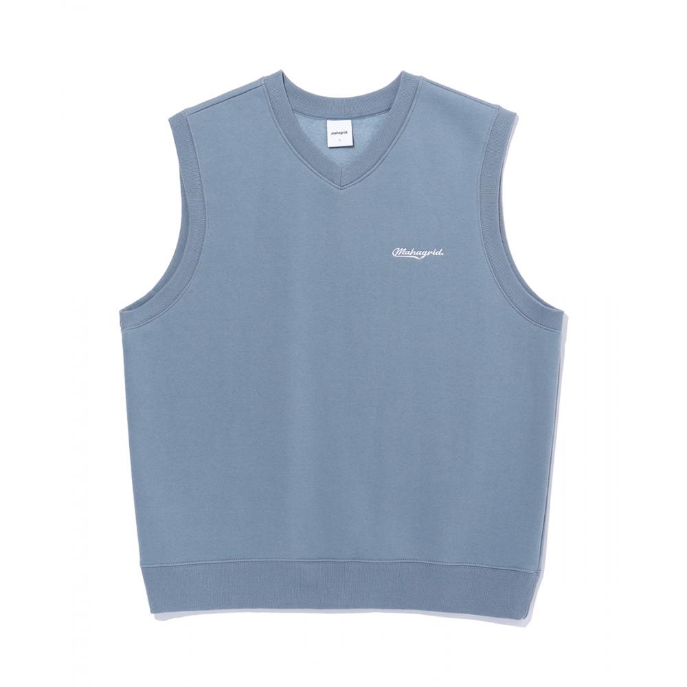 

MAHAGRID SCRIPT LOGO SWEAT VEST BLUEMG2CFMM491A