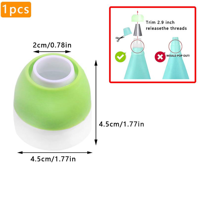 6pcs Large Icing Piping Nozzle Russian Pastry Tips Baking Tools Cakes Decoration Set Stainless Steel Nozzles Cupcake