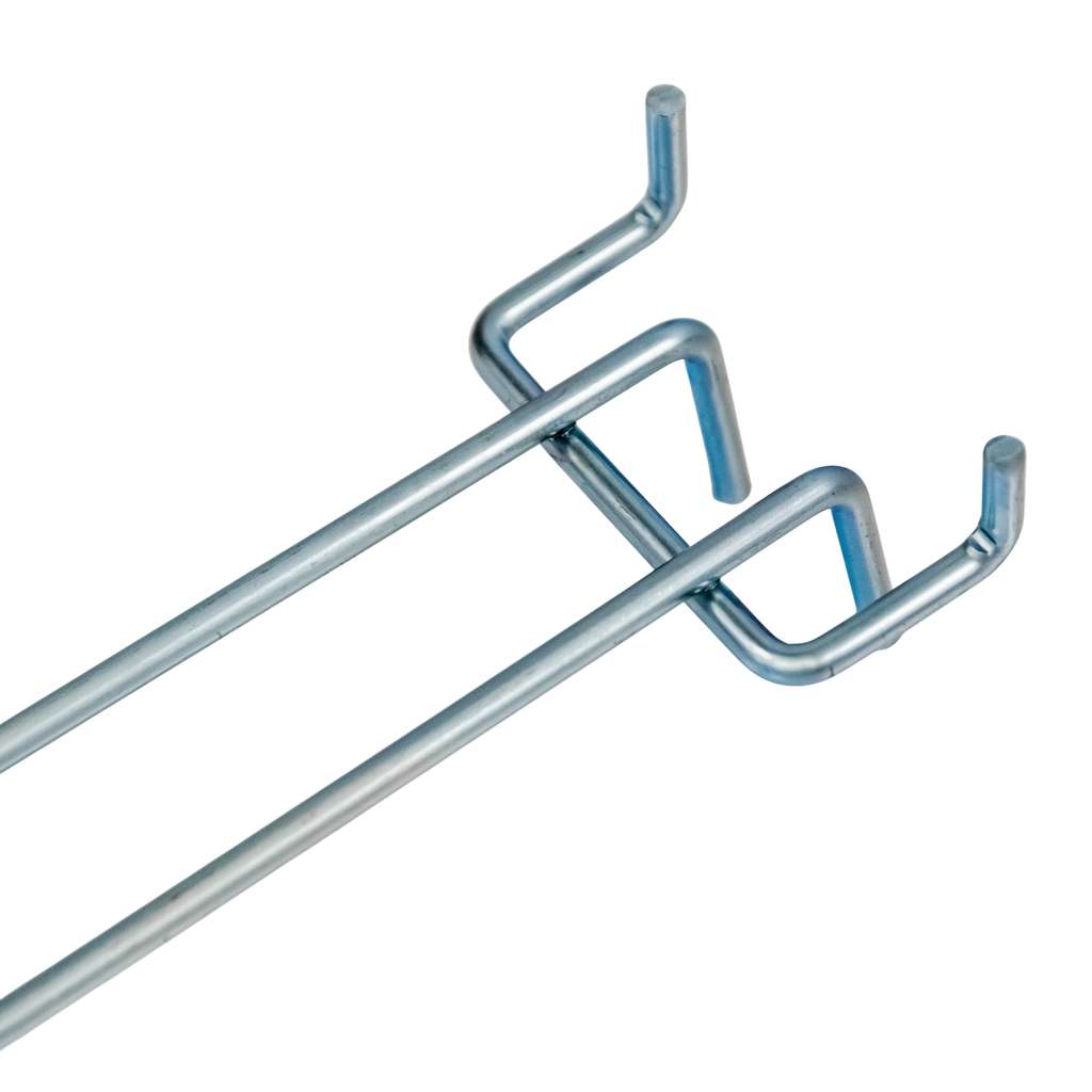 Double Hanger for Perforation EURO Mega-M L-20cm Fi4 Zinc N