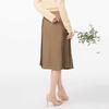 JESSIE Elegant A-line Pleated Midi Skirt