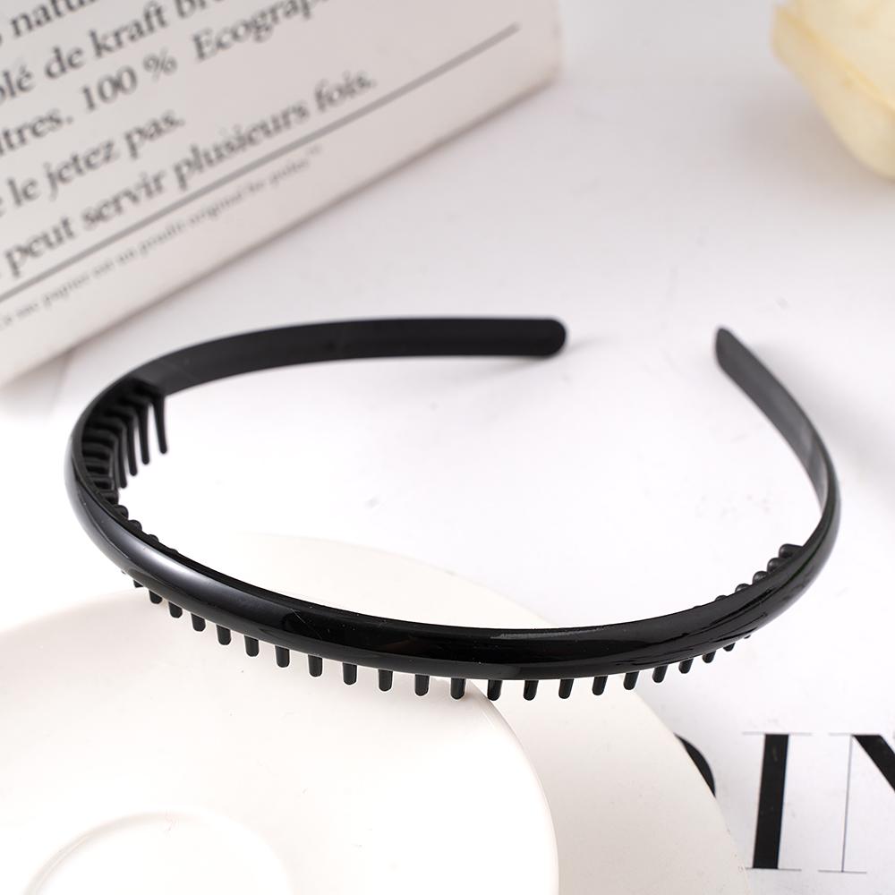 Matte Black Hair Hoop Non-Slip HairBand Female All-Match Press Hair Head Buckle Bezel Headband Girl Serrated Hair Accessories