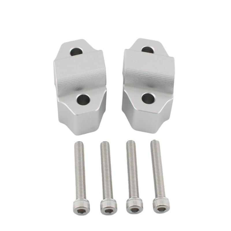 Motorcycle Handlebar Riser Spacer Yamaha XJR1300 24mm Height Increase Black Or Anodized Aluminum