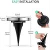 Solar Powered Underground Disk Light, Outdoor Buried Spotlight Lamp, Waterproof In-Ground Landscape Light For Home Garden Lawn Yard Pathway Decoration