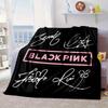 Schwarz und Rosa Mode Decke Flanell Decke für Bett, Sofa, Camping, Wandern, Picknick Zubehör, Geschenk für Familie Fan Geschenke