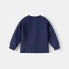 Clothing Spring and Autumn Boys' Pure Cotton Long-Sleeved T-Shirt Tops Kidsren's Pure Cotton Embroidered Baby Round Neck Casual Bottoming Shirt