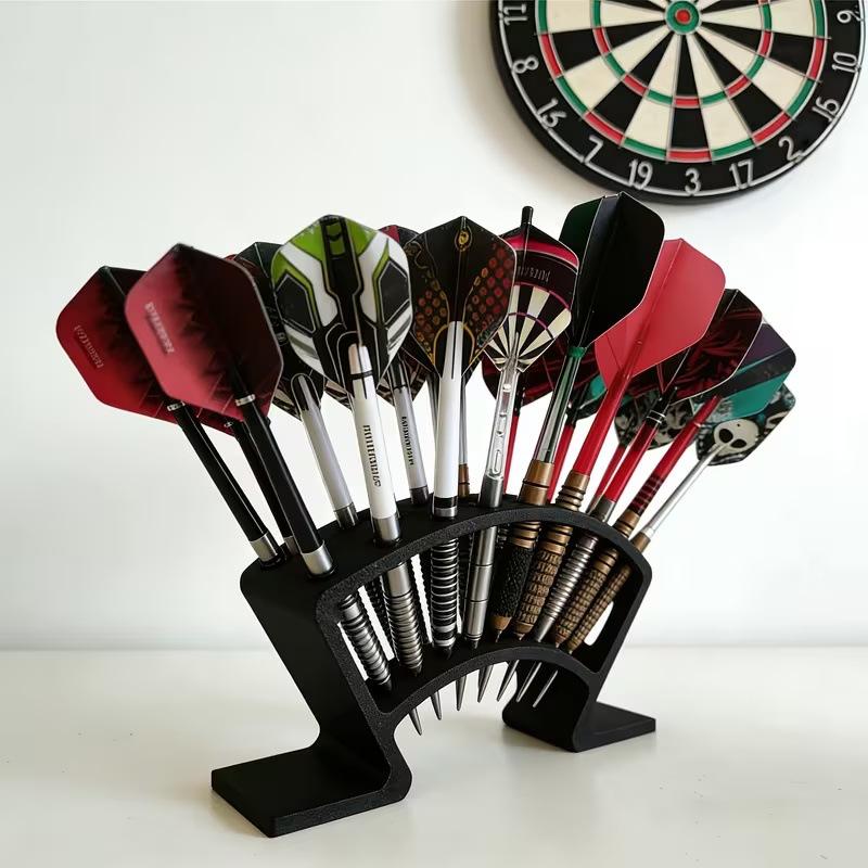 Dart Holder Vertical Space-Saving Storage Rack Dart Display Stand