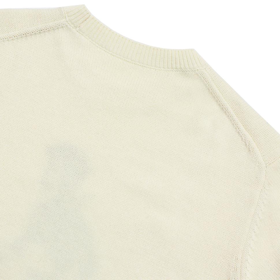 BRIAN BERRY Naphtali Signatrue Sweater_Cream