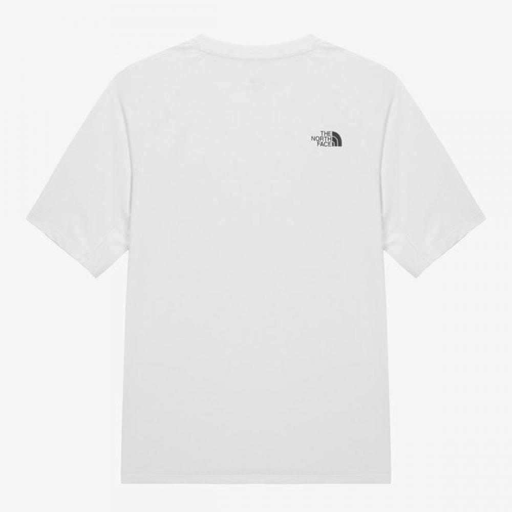 The North Face Men S Tnf Run Short Sleeve Tee White