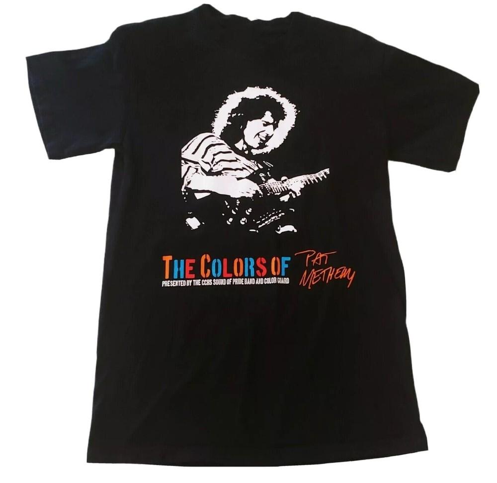 Vtg Pat Metheny Live In Concert Cotton Black Full Size Unisex Shirt BL196 Unisex T-Shirt L