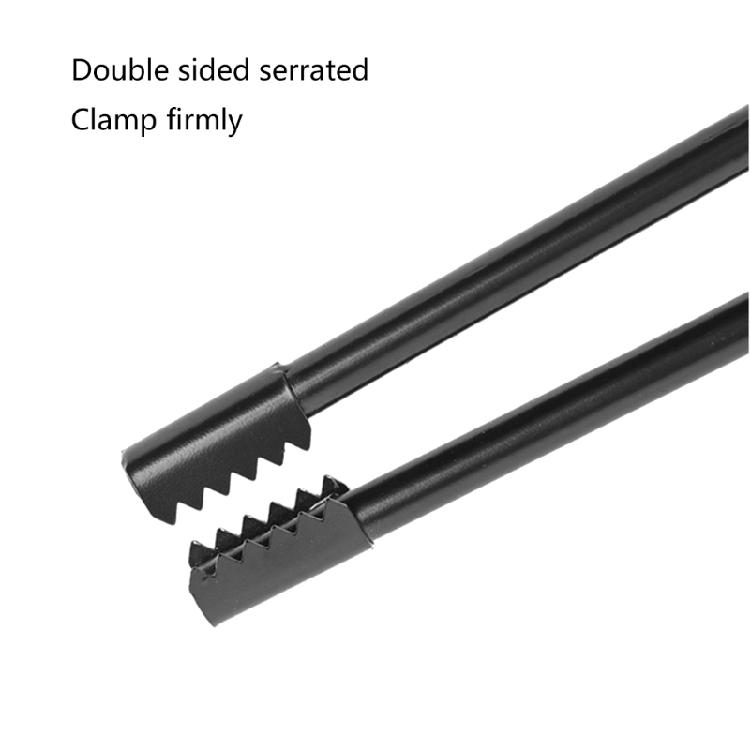 Charcoal Grills Pokers Fire Tongs Barbecue Charcoal Tong Carbon Steel Barbecue Tongs Long Handle Charcoal Pliers