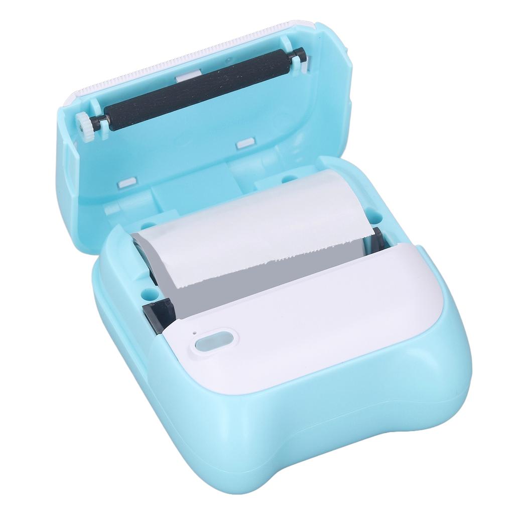 Thermodrucker im Taschenformat mit 5 Rollenpapier, kabelloser HD-Druck, Mini-Drucker, Sticker-Maker zum Lernen