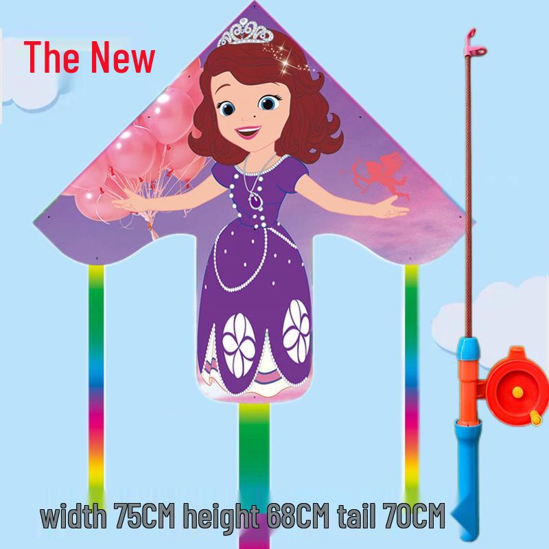 Weifang Traditional Handmade Fishing Rod Kite: Easy-to-Fly Outdoor Parent-Child Fun Kite for Adults & Children