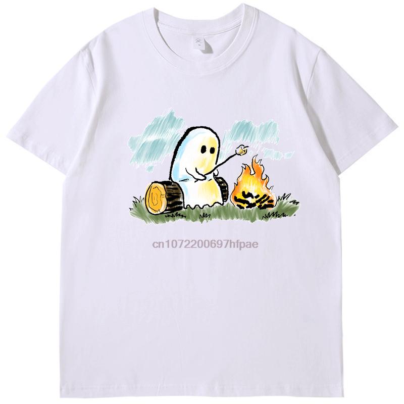 Hallowmas Funny Campfire Graphic T Shirts Fashion Print T Shirt Unisex Cotton New Shirts And Tshirts Round Neck Tshirt