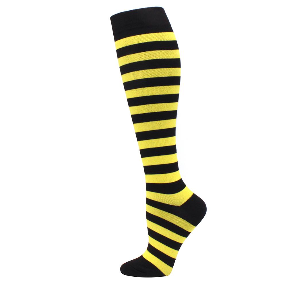 Neue Kompressionsstrümpfe Druck Pflegesocken für Ödeme, Diabetes, Krampfadern, Durchblutung Sportsocken
