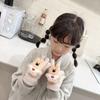 New Bear Children's Gloves Cute Cartoon High Value Warm and Cold-proof Finger Gloves Baby Plush Gloves