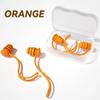 Swimming Earplugs with Rope Waterproof 3-Layer Noise Cancelling for Swim Sleep Ergonomic Design with Lanyard Tether Anti-Loss