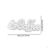 Cafe Sign with LED Lights for Coffee Shop, Modern Creative Game Lamp, Decorative Office,