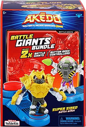 Akedo Ultimate Arcade Musou Battle Giant Versus Pack Drillborg VS Alphawolf Mini Battle Action Figure