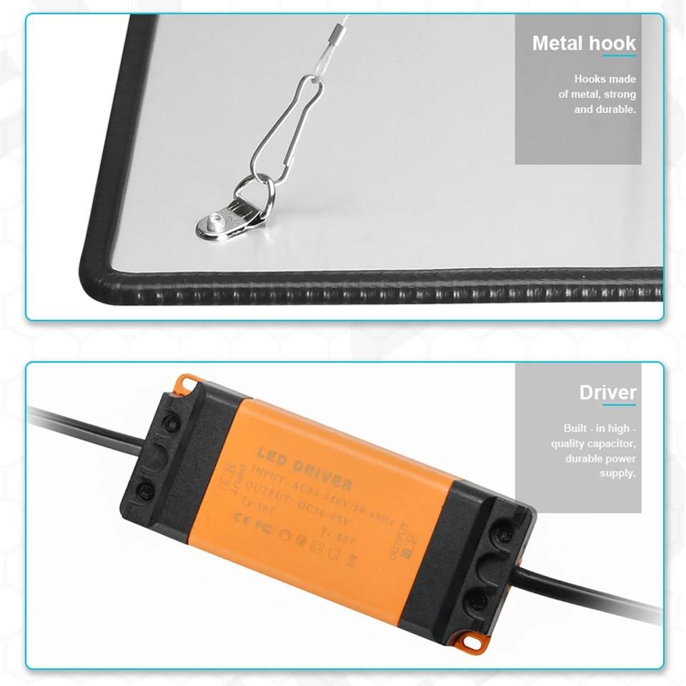 2pcs 1000W Full Spectrum Indoor LED Grow Lamp For Plant Growing Light Tent Fitolampy Phyto UV IR Red Blue 225 Led Flower Plants