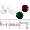 1PC 10mm Connector 4 Pin L Shape PCB Solderless Corner Connector Strip Connector For RGB 3528 5050 Led Strip Clip-on Coupler