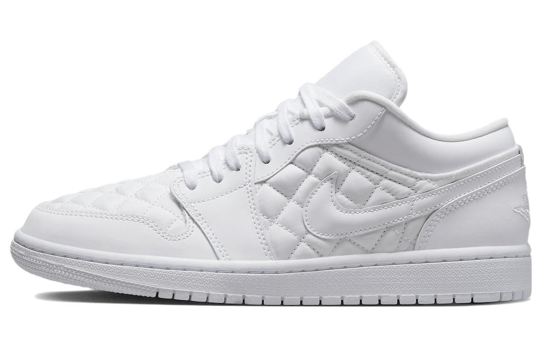 Air Jordan 1 Low Triple White Quilted Women s DB6480-100 38