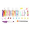 Crochet Hooks Set 2.5mm‑10.0mm Ergonomic 13PCS Multicolor Crochet Hooks with PU Bag for Home