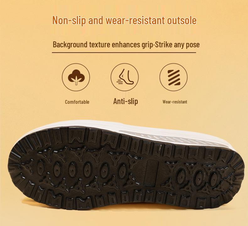 Echtes Leder Dicke Sohle Höhenvergrößernde Sneaker - Lässige Rocker Sportschuhe für Frühling und Herbst