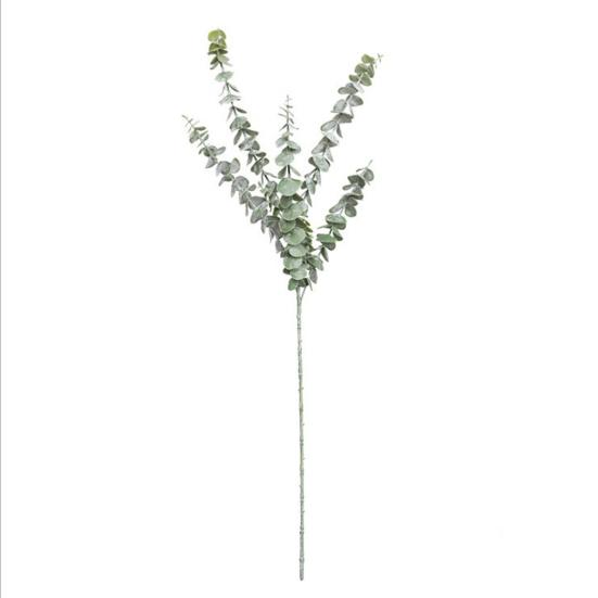 5Pcs/Set Green Artificial Eucalyptus Leaf Plant Vine Garden Balcony Home Decor