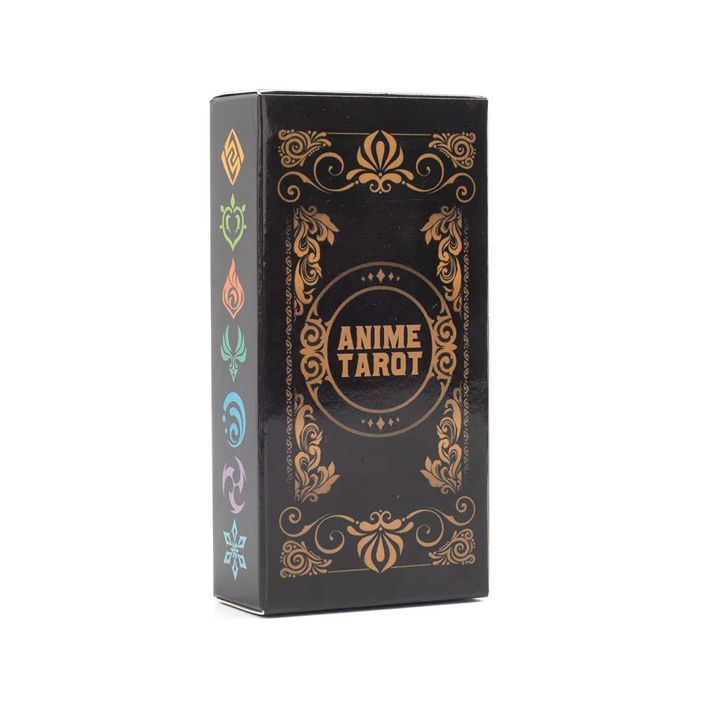 Anime Tarot 78pcs Fortune Telling Card Game English Version 10.3*6cm Vision Board for Entertainment