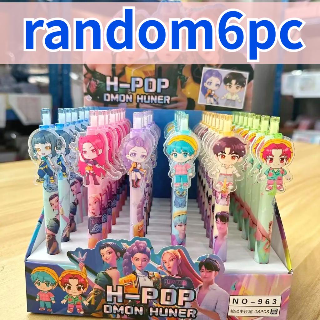 KPop Devil Hunter Student Pen Exam Drawing Set Anime Cartoon Character Stationery, School Supplies Gifts