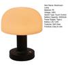 Yousheng Pilzlampe LED Nachtlicht Weiches Warmes Leuchten Touch-Steuerung 3 Farben Retro Dimmbar Wiederaufladbar Schreibtisch Tischlampe