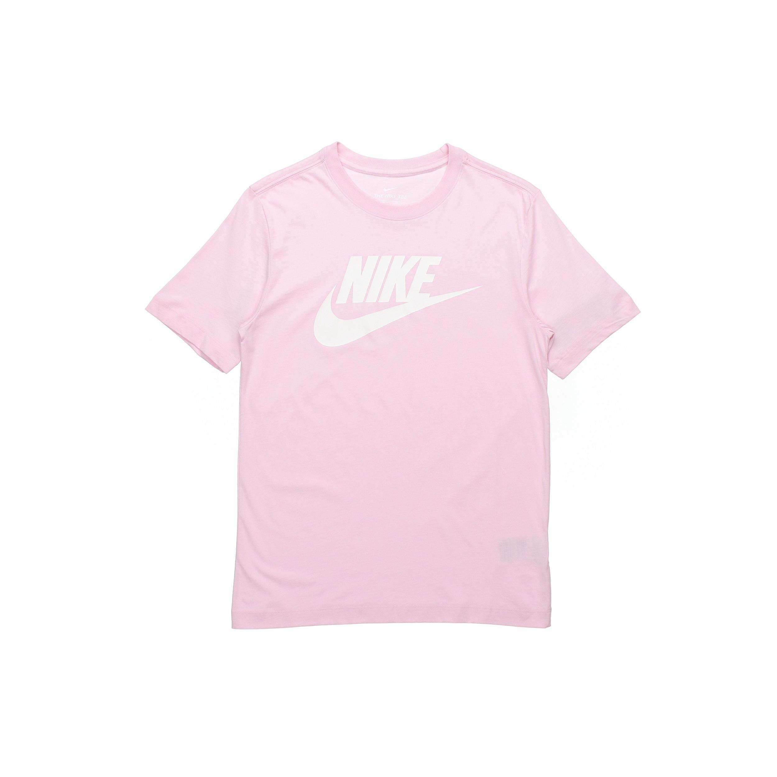 Nike Sportswear Classic Logo Printing Round Neck Short Sleeve Pink Red Pinkred Men s AR5005-663 XXL