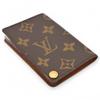 Auth Louis Vuitton Monogram Porte Carte Credit Pression Business Card Holder  lv5411ma