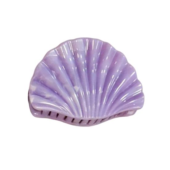 Hair Clip for Thick Strong Grip Claw, Pearlescent Gradient Shell Design Clip, Shiny Lightweight Portable Accessories Daily Wear Beach Vacation Gentle