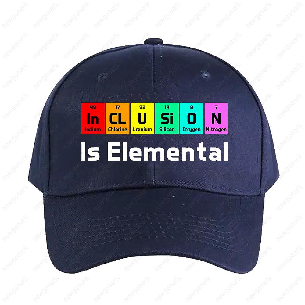 Inclusion Is EleUnisextal LGBT Flag Gay Pride Cap Women Unisex Adult Peaked Hat Casual Adjustable Printed Baseball Caps Trucker Cap