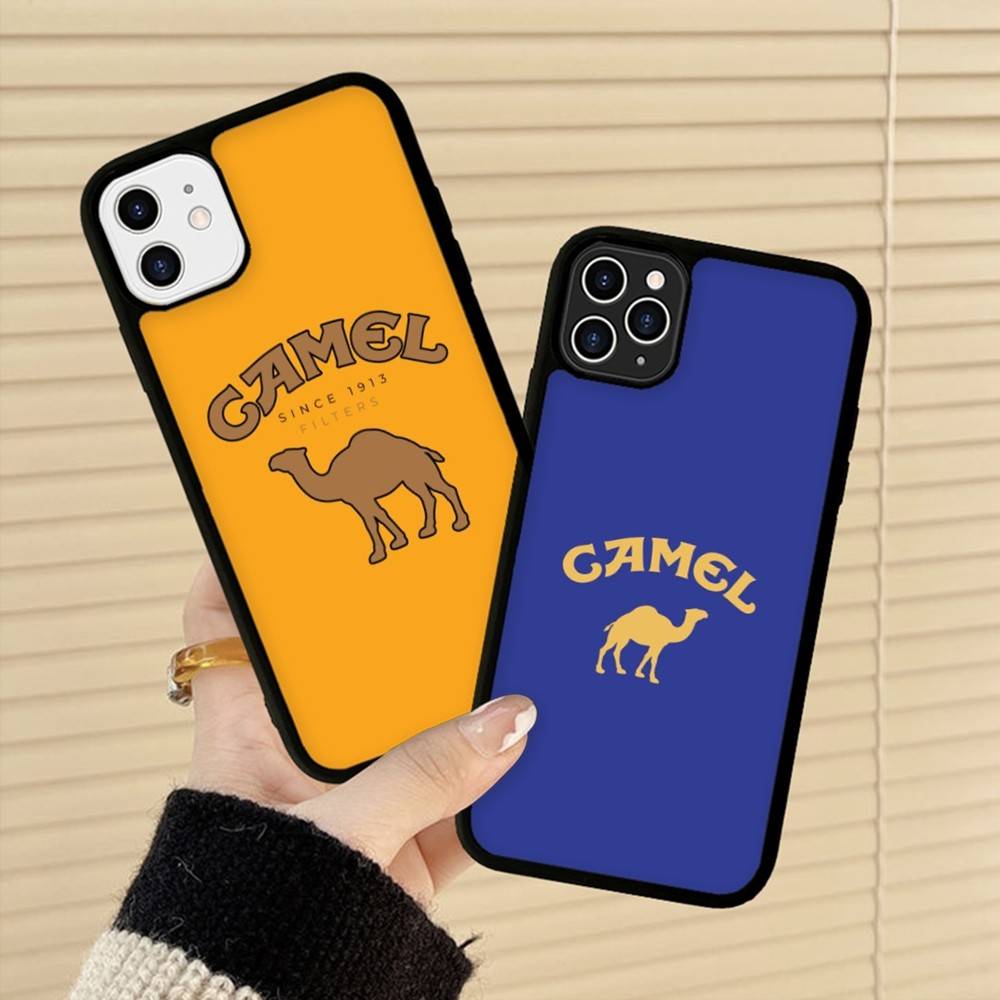 Vintage Camel Cigarettes For IPhone 17 16 15 14 13 12 11 Pro Max Plus Shockproof PC+TPU Phone Back Cover