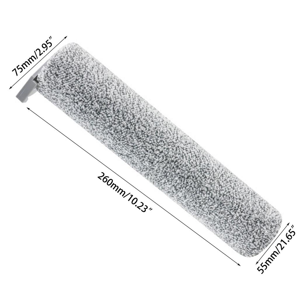 1 Pairs Double Brush Floor Washer Cleaning Roller Main Brush for Z9 Z10 E9 Floor Washing Machine Replacement Brush