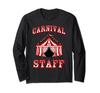 Circus Staff Carnival Birthday Party Funny Security Costume Long-sleeved T-shirt