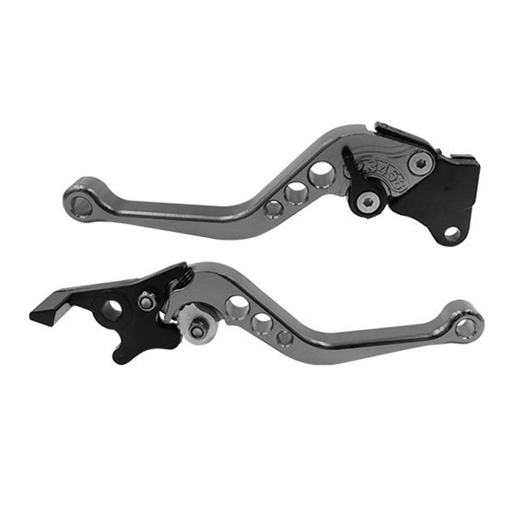 1Pair CNC Aluminum Alloy Motorcycle Brake Handle Motorbike Modification Brake Handle Motorcycle Clutch Drum Brake Lever Handle
