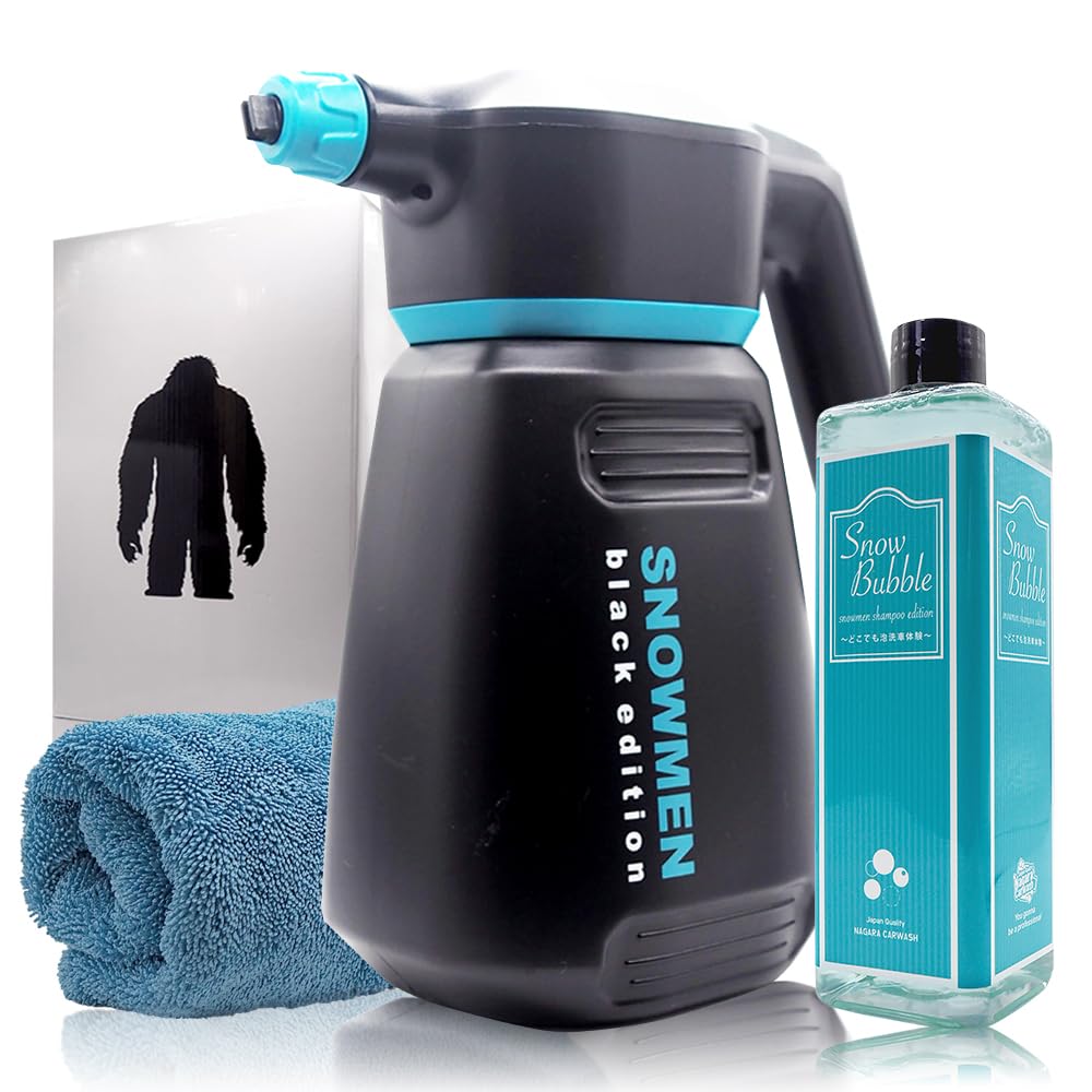 

Snowmen Black Foam Car Can Experience a Foam Car Foam Electric Car Automatic Foam Snow Bubble 500ml Dry Second Included Wash Anyone Wash Gun, Wash,