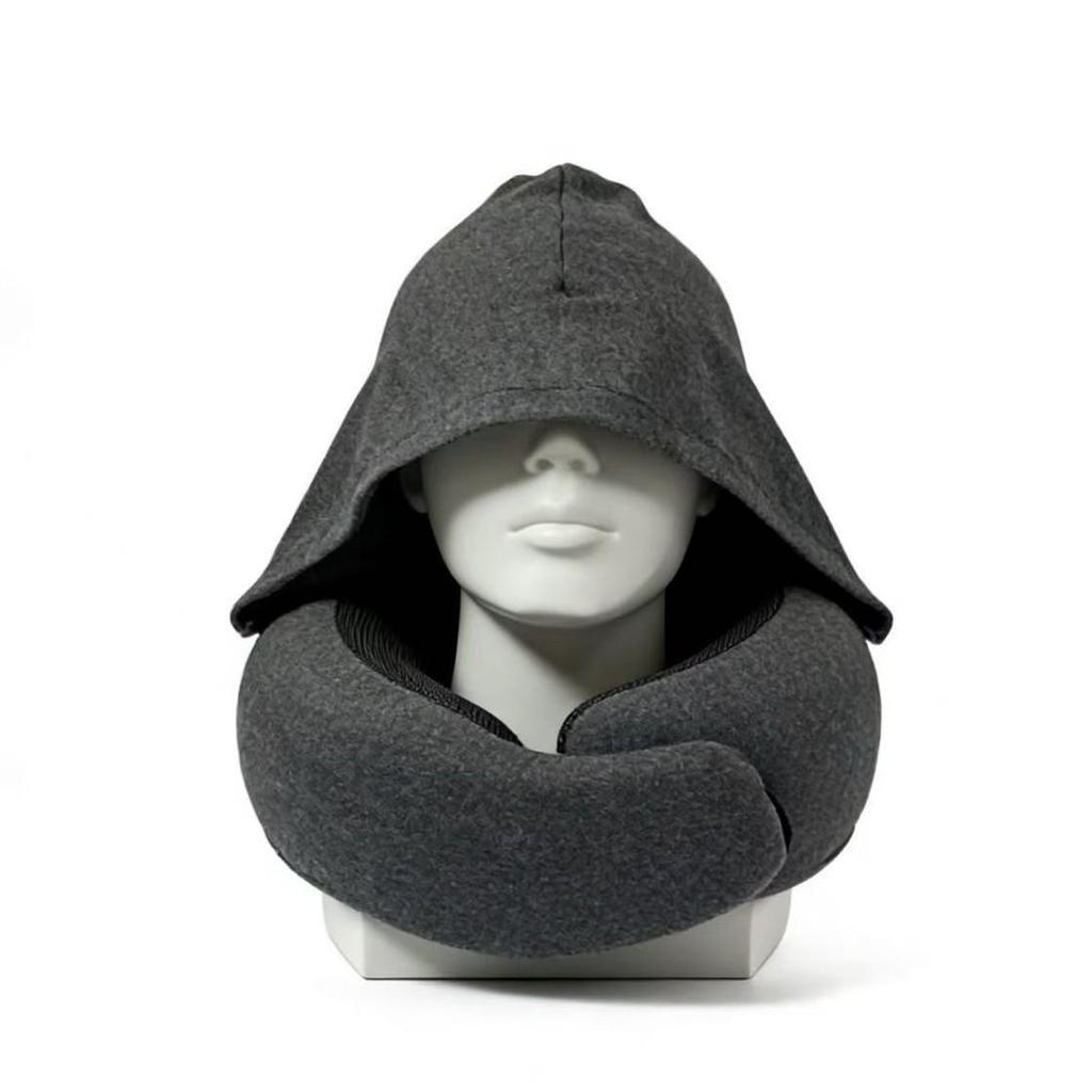Memory Foam U-Shaped Travel Pillow - Neck Support for Naps & Airplane Comfort