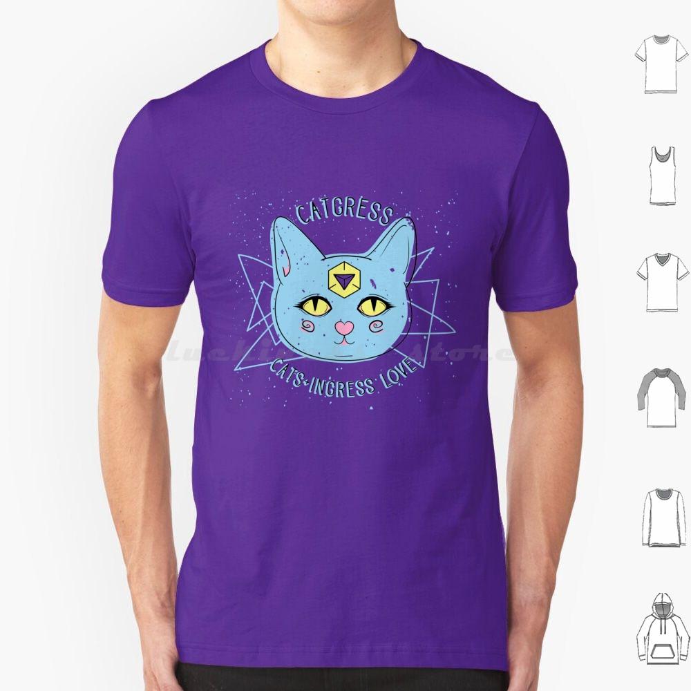 Catgress  Cats  Ingress Love T Shirt Men Women Kids 6xl Catgress Cats Ingress Make It Blue Cat Love Cats And Ingress Xm Prime S