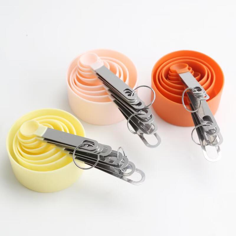Yicang Stainless Steel Handle Plastic Measuring Cup and Spoon Set