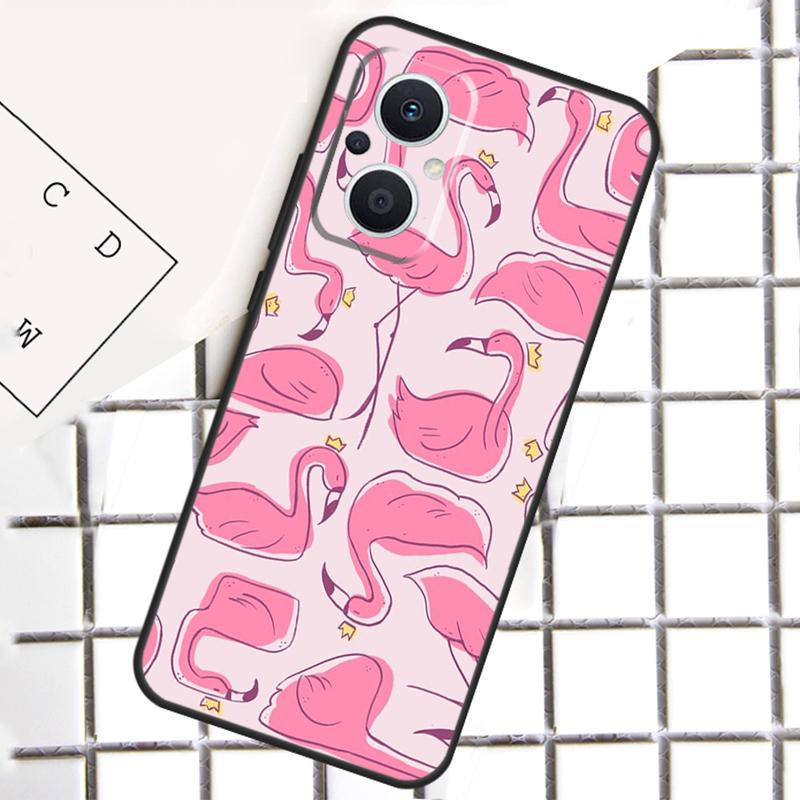 Flamingo For OPPO Reno 14F 13F 12F 11F 10 11 12 13 14 Pro 7 8 Lite 8T OPPO Find X6 X5 X8 X9 Pro Case
