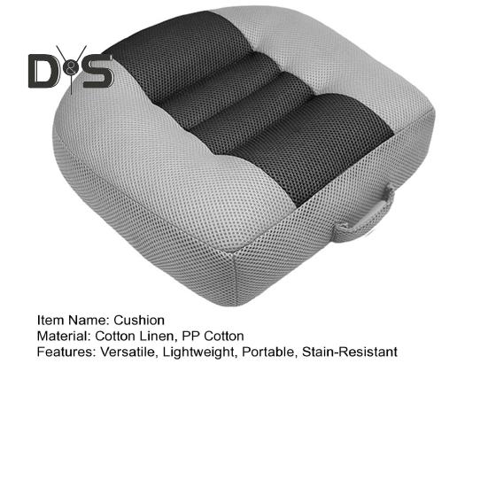 Ergonomisches Sitzkissen zur Erhöhung der Sitzhöhe, atmungsaktiv, Netzstoff, tragbares Autositzpolster, Winkel-Lift-Sitz, rutschfest, tragbare Haltung
