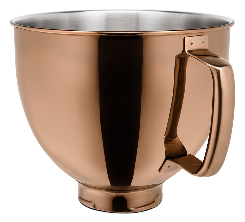 4,8L Dekorative Inox Artisan Schüssel 5 Kitchenaid Farben: Glänzendes Kupfer
