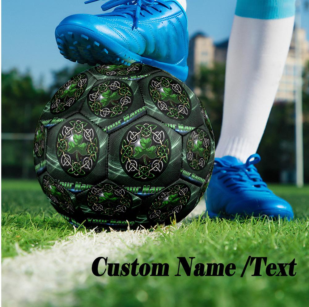 Size 5 Football Custom Name Text, Outdoor Training Soccer BallCeltic FC