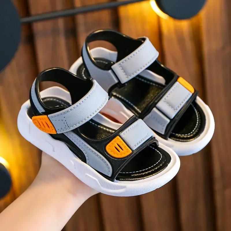 Sommer Baby Sandalen Einfarbige Baby Jungen Sandalen Weiche Sohle Rutschfest Jungen Mädchen Sandalen Kleinkind Baby Schuhe Strand 2-12 Jahre
