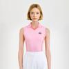 MARTINE GOLF Color Point Sleeveless Shirts_Pink